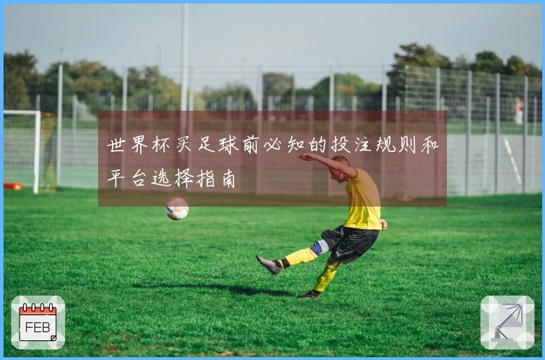 世界杯买足球前必知的投注规则和平台选择指南